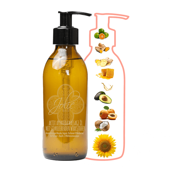 Aktiv Ayurveda Massage Oil - Jolie Belly Massage 200ml