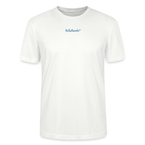 Bio-Baumwoll T-Shirt "massage to GO GO GO" - Weiß